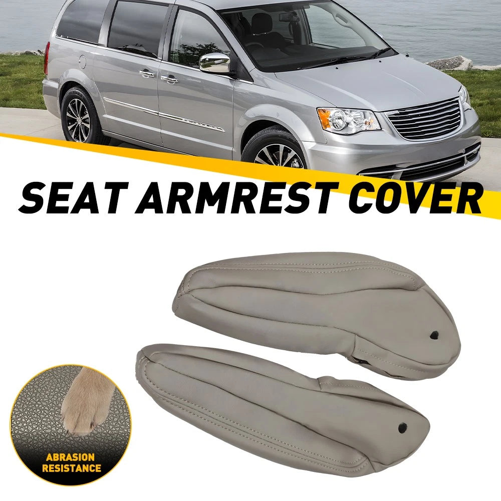 2X Seat Armrest Leather Cover for Chrysler Town & Country (2011–2016) EPY
