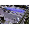 Perforated Stainless Low Profile Plenum Cover w/Blue LED for 1997-2004 Corvette