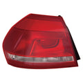 Replacement Driver Side Outer Tail Light Assembly for 2012-15 Volkswagen Passat