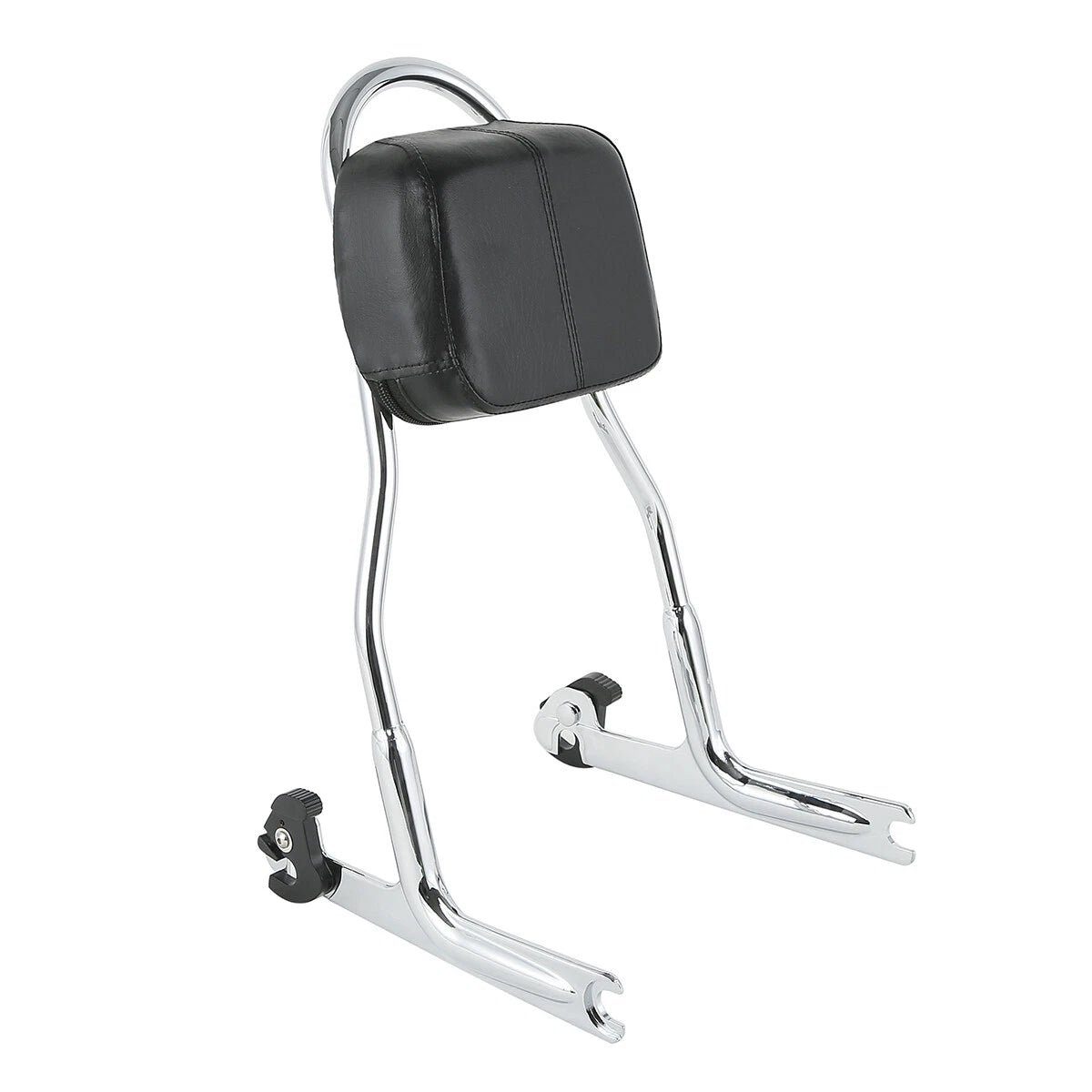Chrome Detachable Sissy Bar Backrest for Harley Softail Fat Boy (2000–2023)