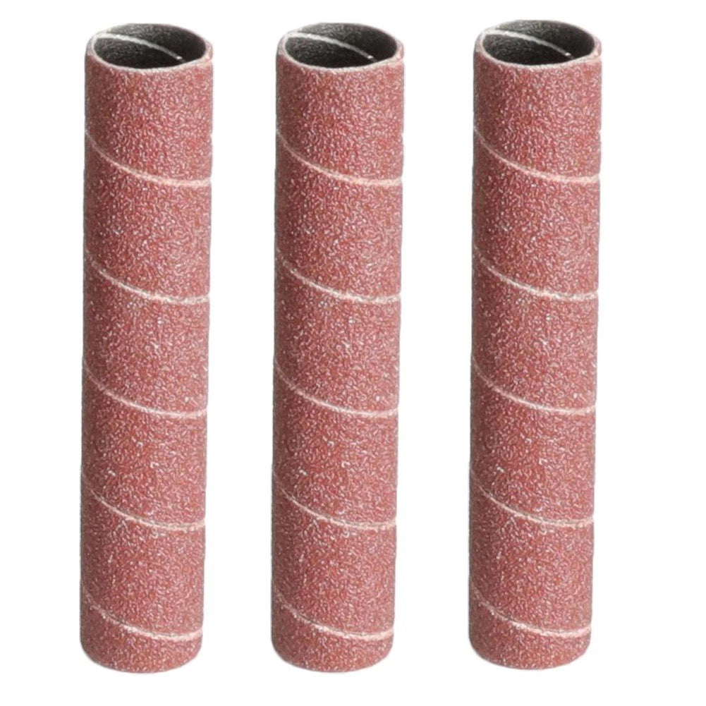 3PCS Alumina Sanding Drum Sleeves for Polishing (4-5 Inch, 80/150/240 Grit)