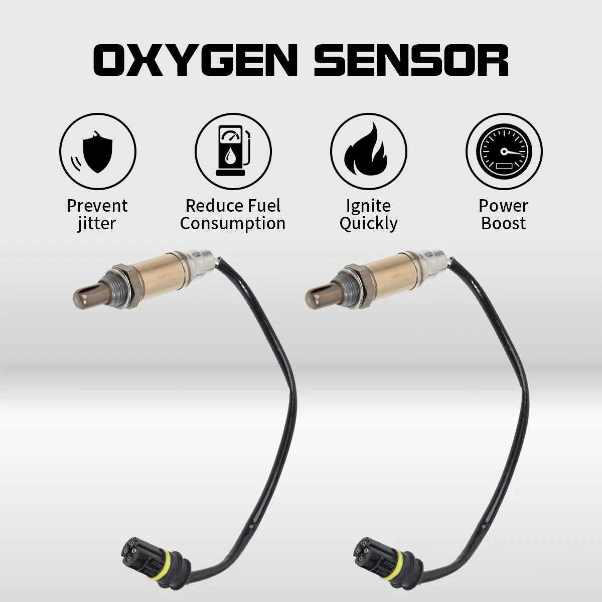 2X Up & Downstream Oxygen O2 Sensor 234-4672 for Smart Fortwo (2008–2015)