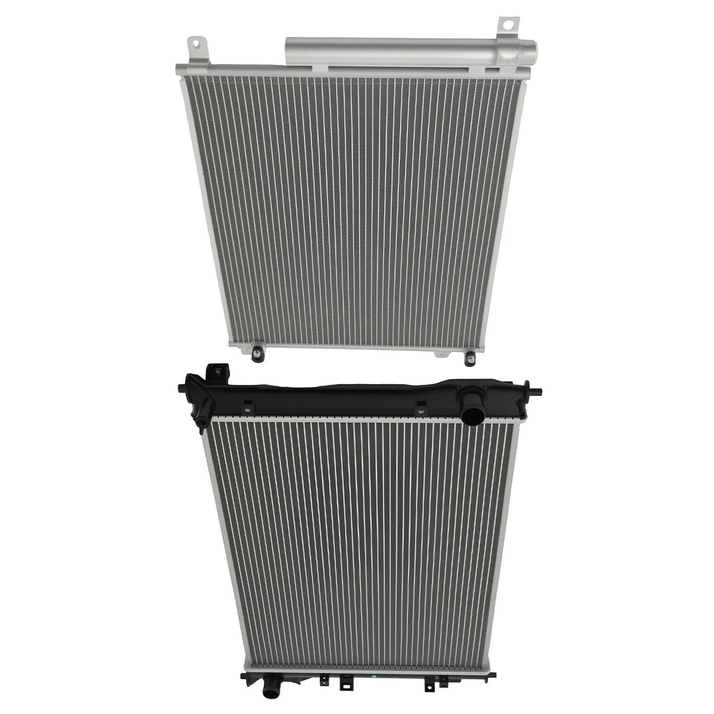 Aluminum Engine Radiator & Condenser for Honda Civic (2016–2019)