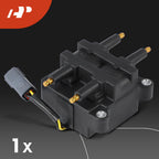 1x Ignition Coil & 4x Iridium Spark Plugs for Subaru Forester