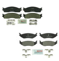 Set of 4 Bosch QuietCast Semi-Metallic Brake Pads for Dodge Ram 1500