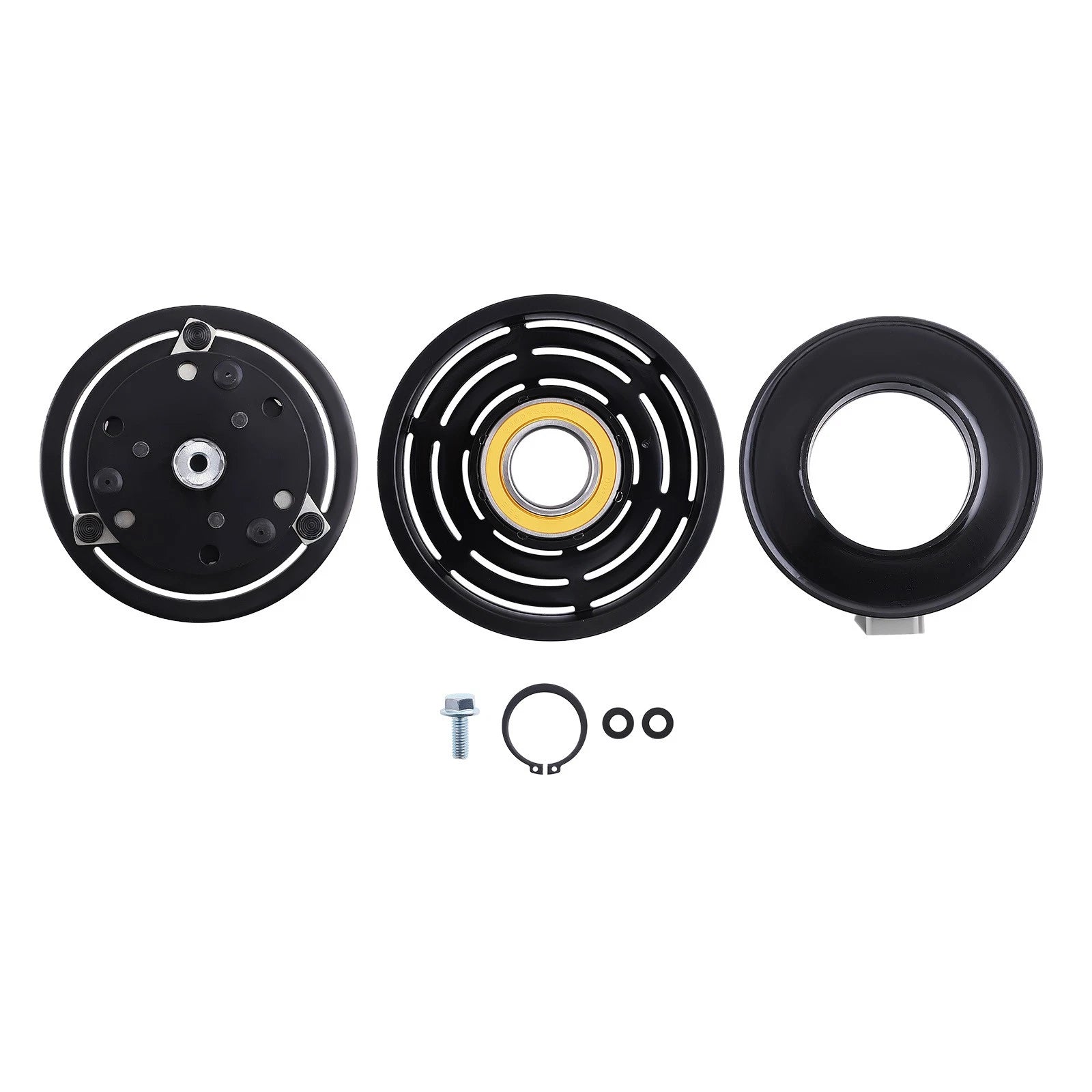 6 Pulley Groove AC Compressor Clutch Kit for Mazda B3000 (1994–2007) 1617C