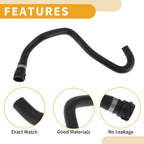 HVAC Heater Hose for BMW 3 Series E46 (2000–2007) No. 64216902683 Rubber Black