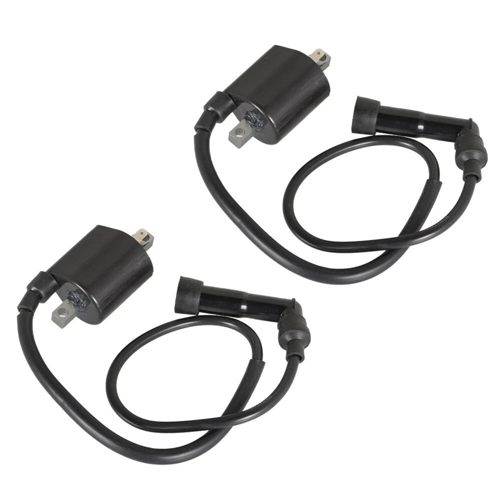 Set of 2 Ignition Coils for Yamaha Virago XV700 XV750 XV1000 XV1100 (1981–1999)