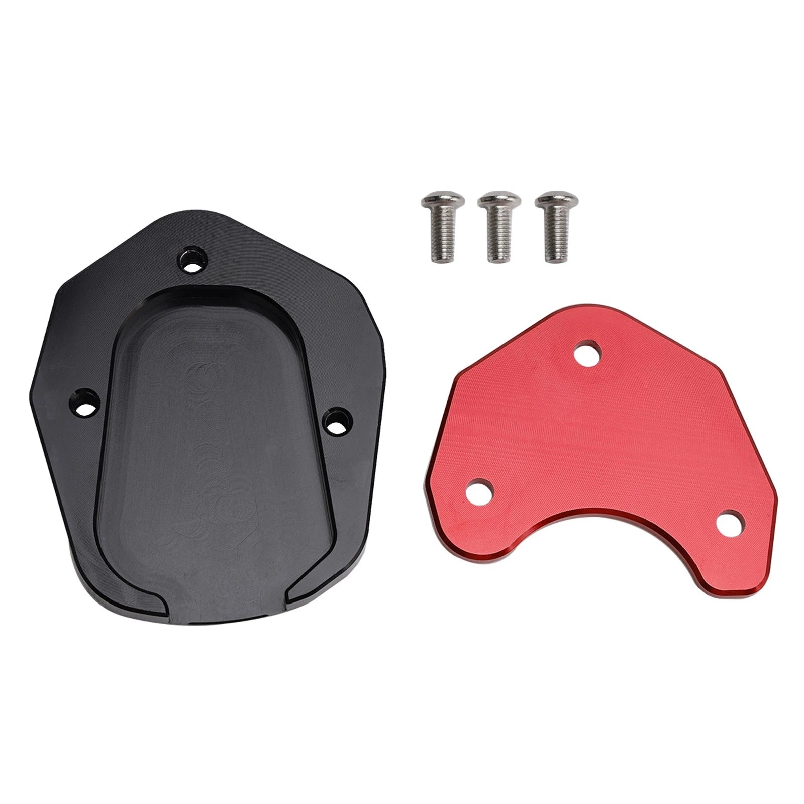 Kickstand Enlarger Plate Pad for Tiger Sport 660 (2022–2025) Red