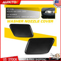 2Pcs Front Headlight Washer Jet Cover for Volvo S60 (2005–2009) Black