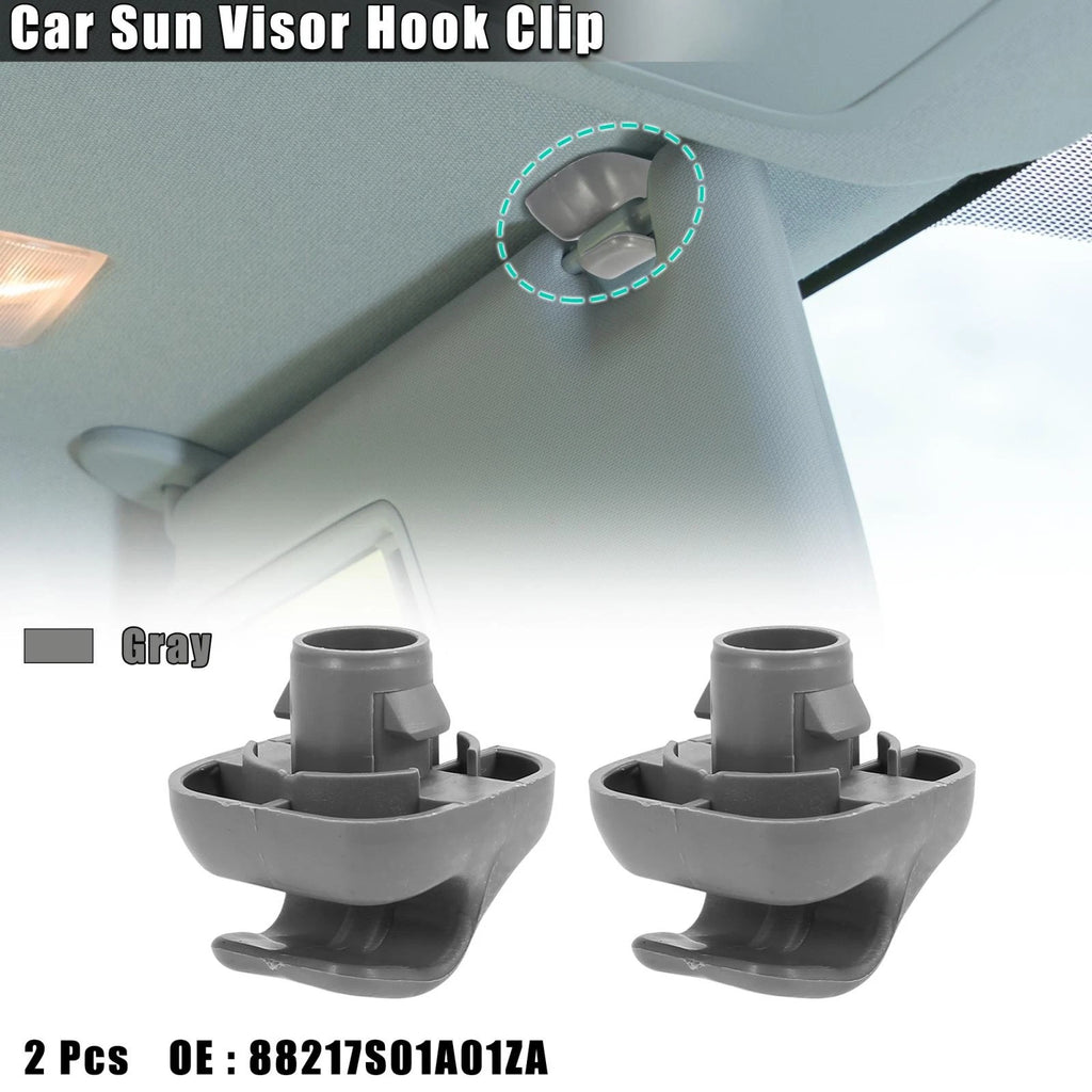 2X Sun Visor Hook Clip Retainer 88217S04003ZA for Honda Civic (1996–2008)