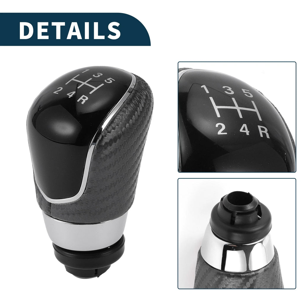 5 Speed Manual Gear Shifter Knob for Ford B-Max (2012–2020) Plastic Leather