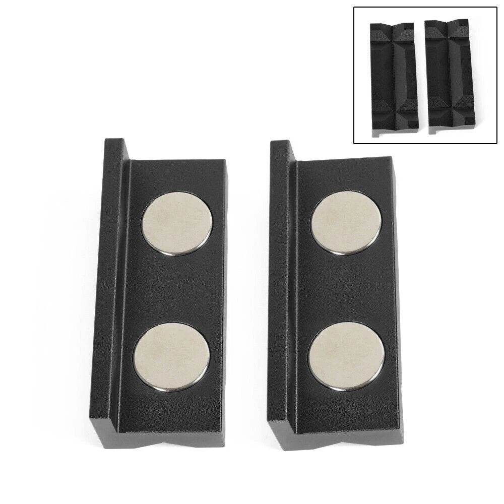 1 Pair Aluminum Vise Jaws for AN Fitting Adapter (Fits 101mm, 4")