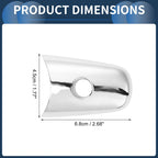 Door Handle Cover Front Left No. 806461BA0A for Infiniti QX60 (2014–2019) Silver Tone