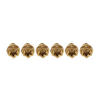 Set of 6 Titanium M10x40mm Torx Head Flange Screws for Motorcycle