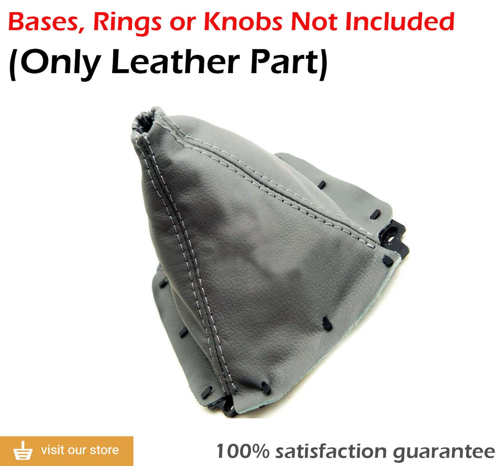 Manual Shift Boot Cover for Mazda Miata MX5 (1999–2005) Gray PVC Leather