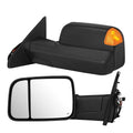 Set of 2 Power Heated Puddle Light Towing Mirrors for Dodge Ram 1500 (2019–2022)