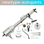 30" Stainless Steel Tilt Steering Column w/ Key & 9 Bolt Adapter