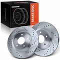 Front Drilled Brake Rotors for Nissan Sentra (2017–2019) Juke (2011–2017)