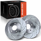 Front Drilled Brake Rotors for Nissan Sentra (2017–2019) Juke (2011–2017)