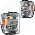Headlight Assembly Set for Ford E-350 E-450 Super Duty (2008–2021)
