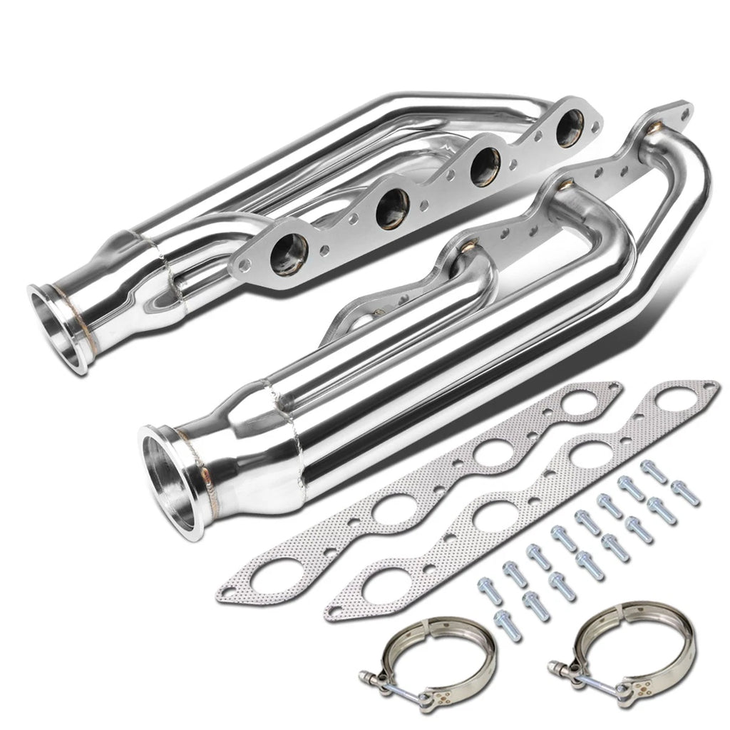 3" V-Band Exhaust Turbo Manifolds for Chevy/GMC BBC 366, 396, 402, 427, 454 (1966–1995)