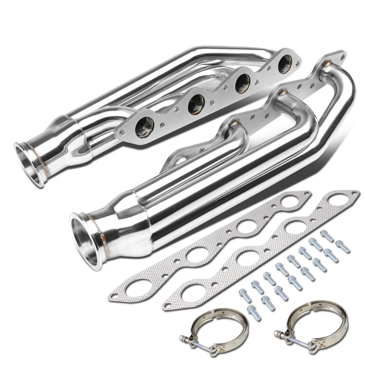 3" V-Band Exhaust Turbo Manifolds for Chevy/GMC BBC 366, 396, 402, 427, 454 (1966–1995)