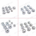 86-Piece Chrome Engine & Misc Bolt Nut Set for Harley-Davidson Dyna (1999–2005)
