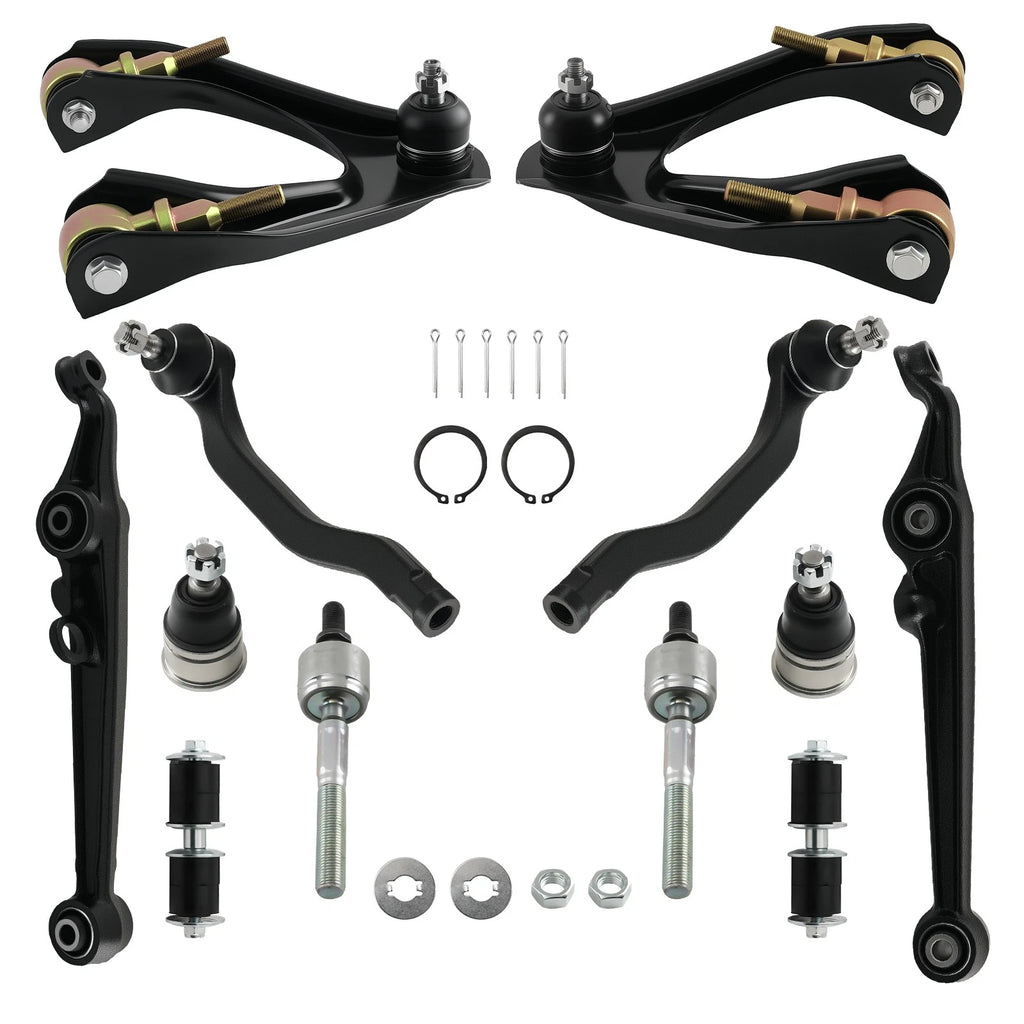 12pcs Suspension Control Arms Sway Bar Tie Rods for Honda Accord (1990–1993)