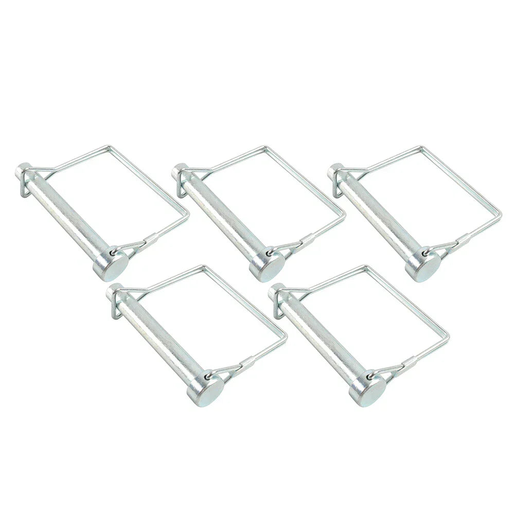 5 x Shaft Lock Pin Trailer Tow Coupler Safety Snap Locking Pin w/ Rope