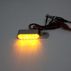 Chrome Mini Handlebar Turn Signal Blinkers for Harley Sportster XL1200 883