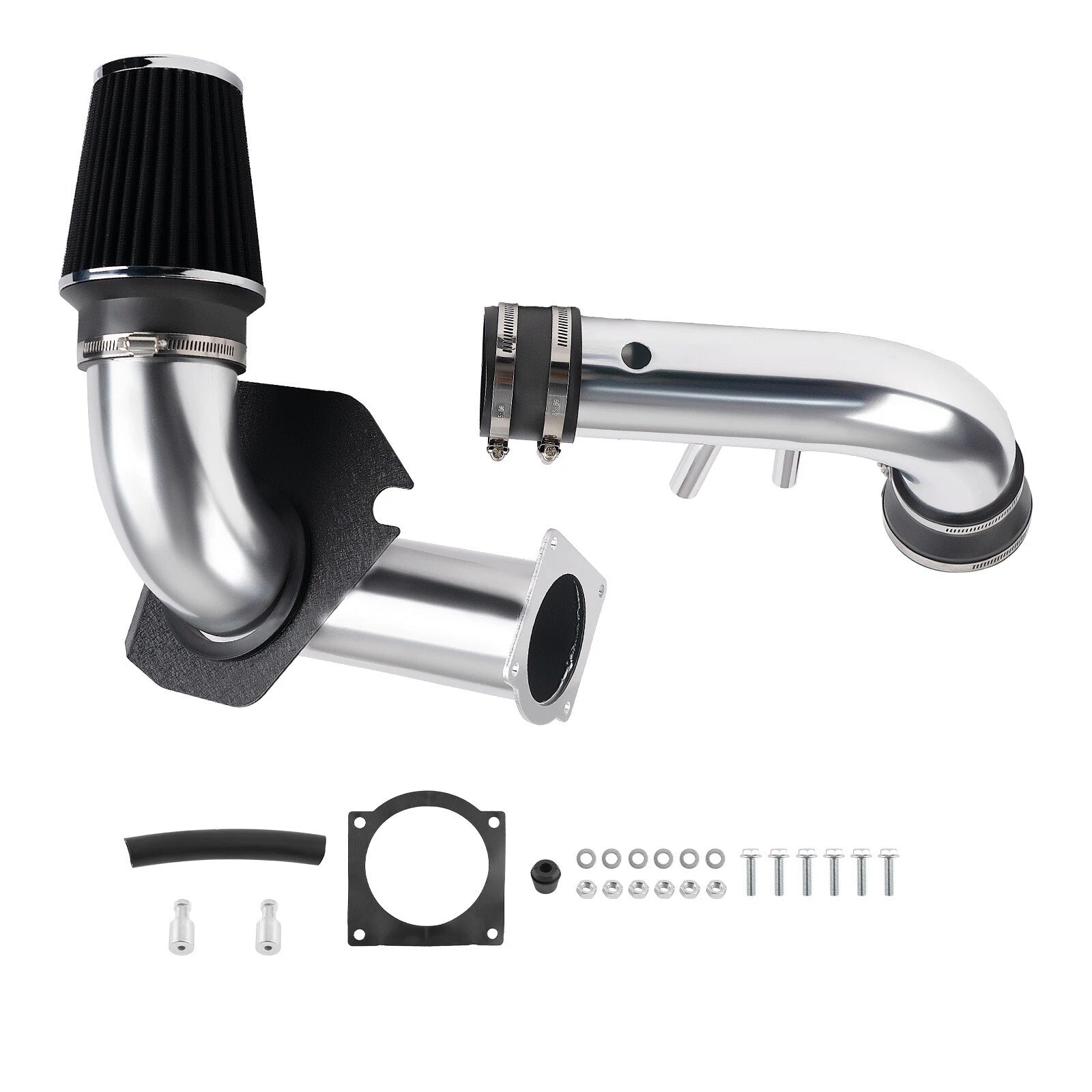 Heat Shield Cold Air Intake + Filter for Ford Mustang GT 4.6L V8 (1996–2004)