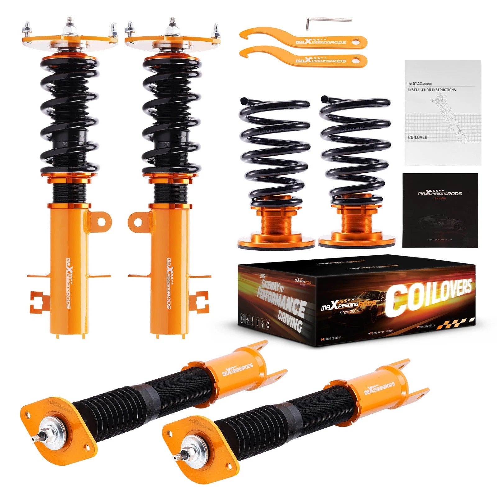 24 Level Adjustable Damper Coilovers Lowering Kit for Nissan Altima (2007–2012)