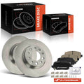 Rear Disc Brake Rotors & Ceramic Pads for Jeep Renegade (2015–2022)