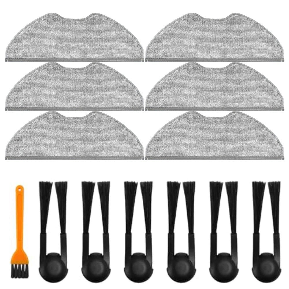 Complete Replacement Side Brush Mop Cloth Kit for Xiaomi Robot Vacuum H40 (2021–2023)