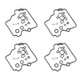 Carburetor Rebuild Kit for Suzuki RF600R RF900R (1994–1997) T8