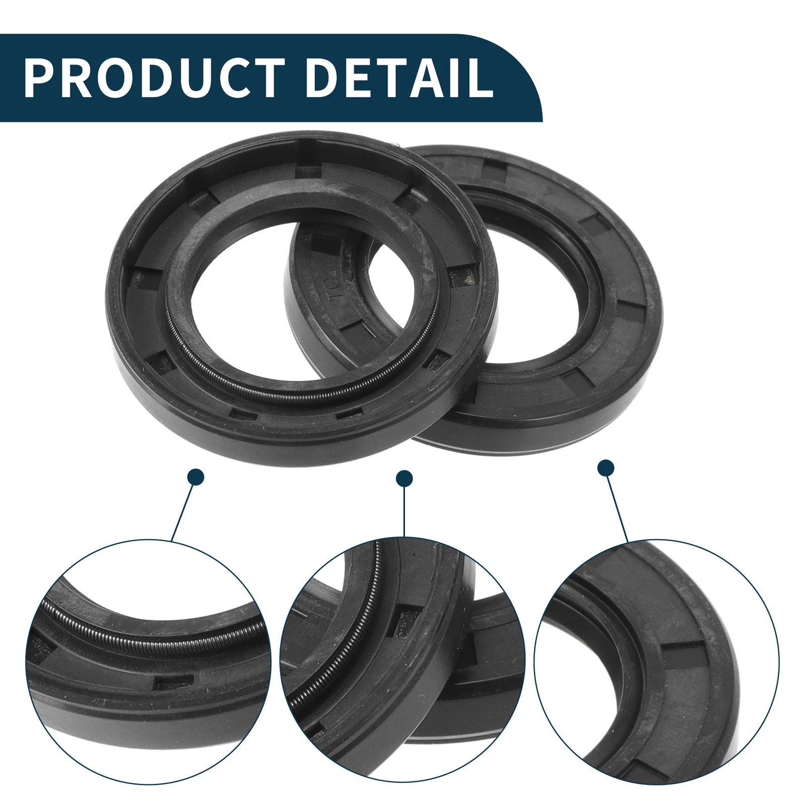 Set of 5 Oil Seal Rotary Shaft Seal NBR Rubber 28x47x7mm
