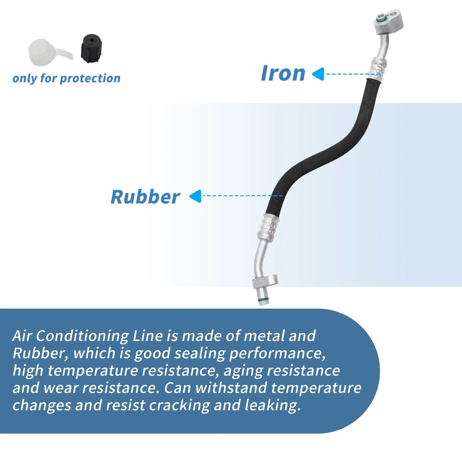 A/C Refrigerant Liquid Hose for Mercedes-Benz S-Class (2005–2013) No.2218301516