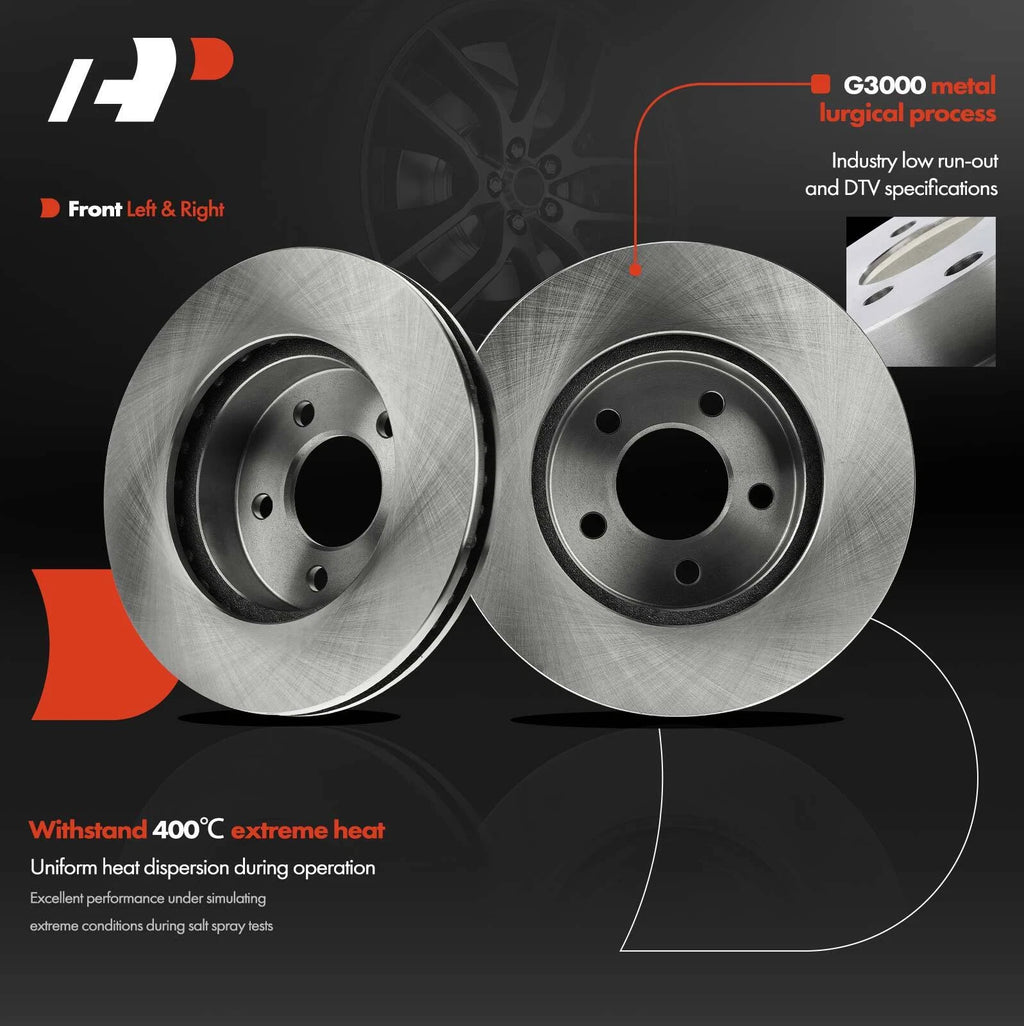 Front Disc Brake Rotors for Jeep Liberty (2002-2007)