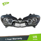 Front Headlight for Yamaha YZF R6 (2003–2005) & R6S (2006–2009) Black
