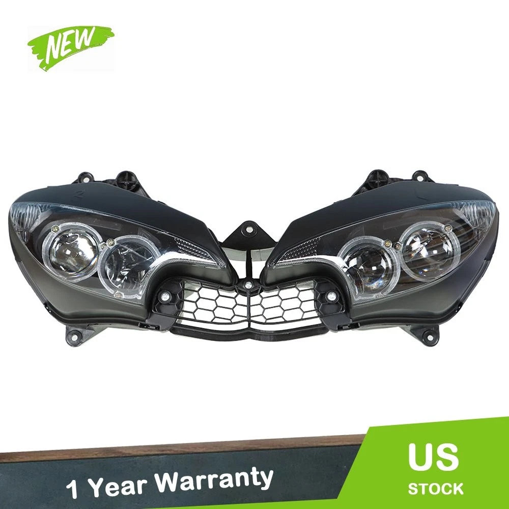 Front Headlight for Yamaha YZF R6 (2003–2005) & R6S (2006–2009) Black