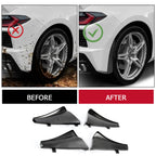 Set of 2 Splash Guard Mud Flaps for Corvette C8 (2020-Present) Carbon Style