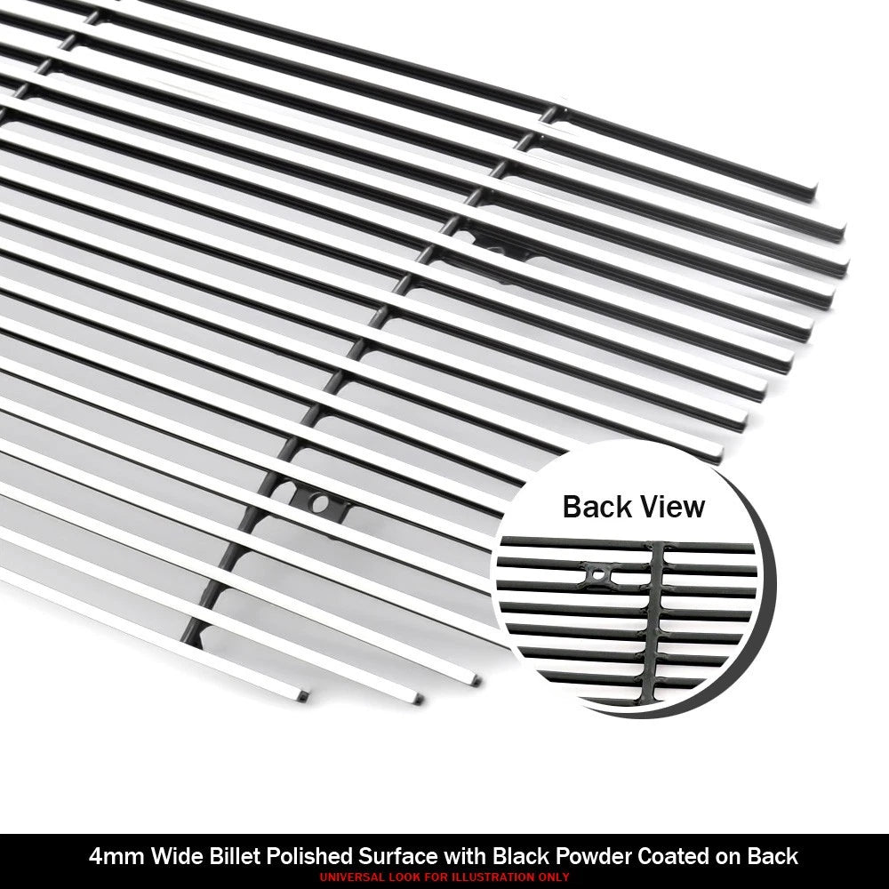 Honeycomb Style Upper Chrome Billet Grill Insert for Dodge Charger (2005-2010)