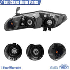 Left Driver Side Headlight for Honda Civic (2006-2011)