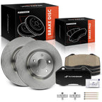 Front Disc Brake Rotors & Ceramic Pads for Chevy HHR (2009–2010)