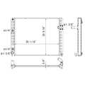 Replacement Plastic/Aluminum Radiator (See compatibility Chart)