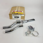 Muffler Adapter Kit for Harley Trike (2017–2024) - Chrome 1802-0387