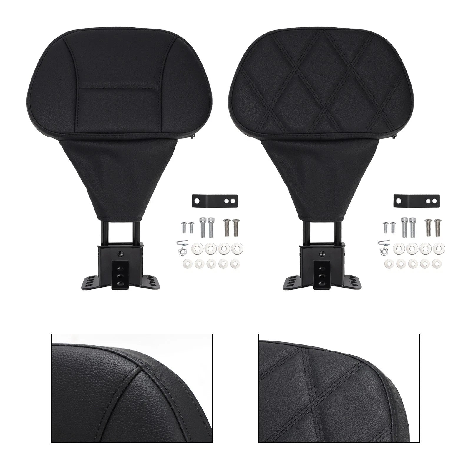 Driver Backrest Pad for Harley Davidson Street Electra Road Glide Road King Tri Glide (1988–2008)