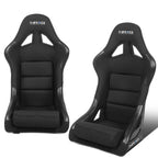 NRG 330 Racing Seat with Stainless Steel Adjustable Bracket for Universal Fit