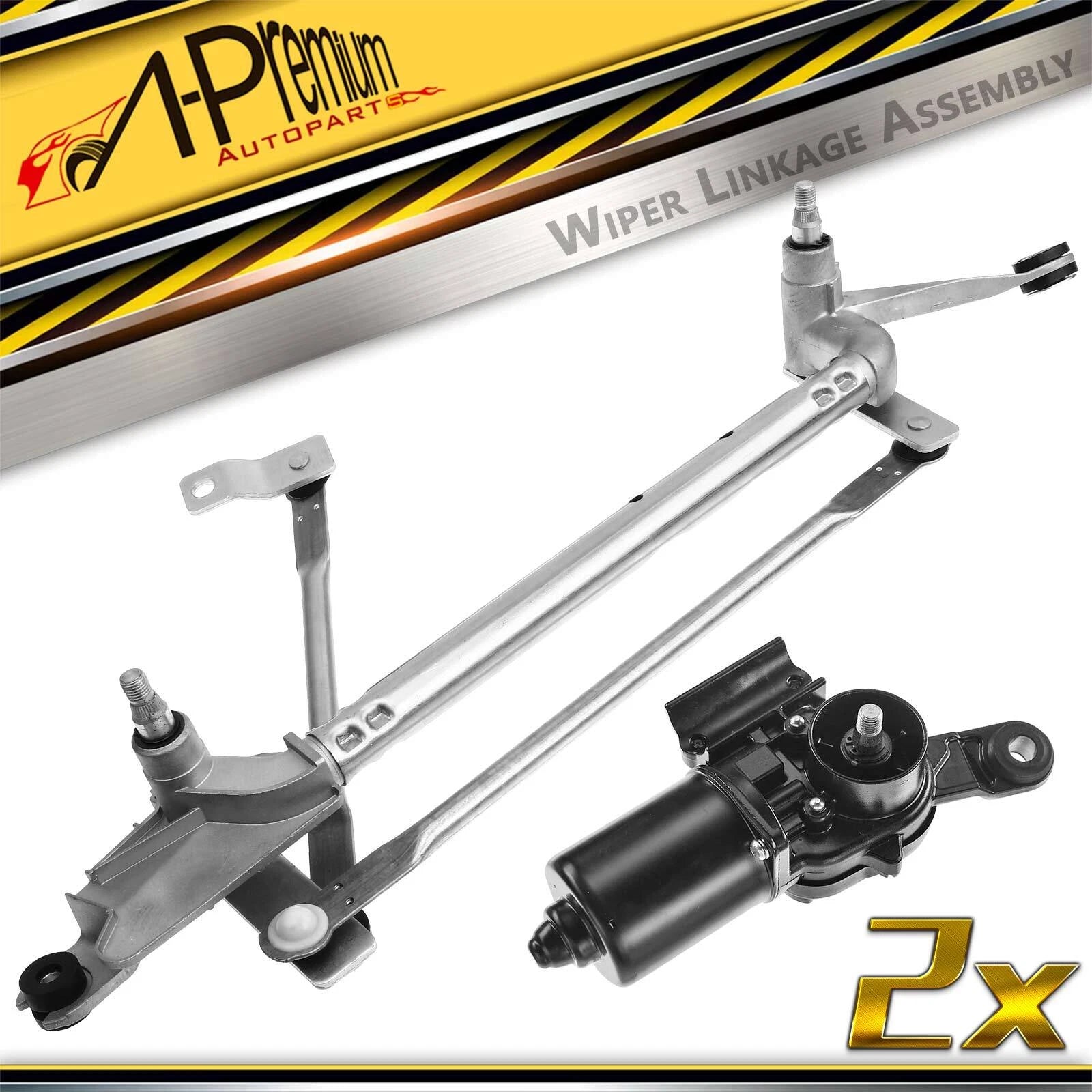 Windshield Wiper Linkage Assembly with Motor for Nissan Rogue (2008–2013)